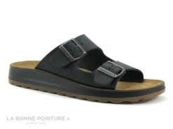 Fly Flot FIFOU Noir - Mule Anatomique Homme Reglable 2 Boucles