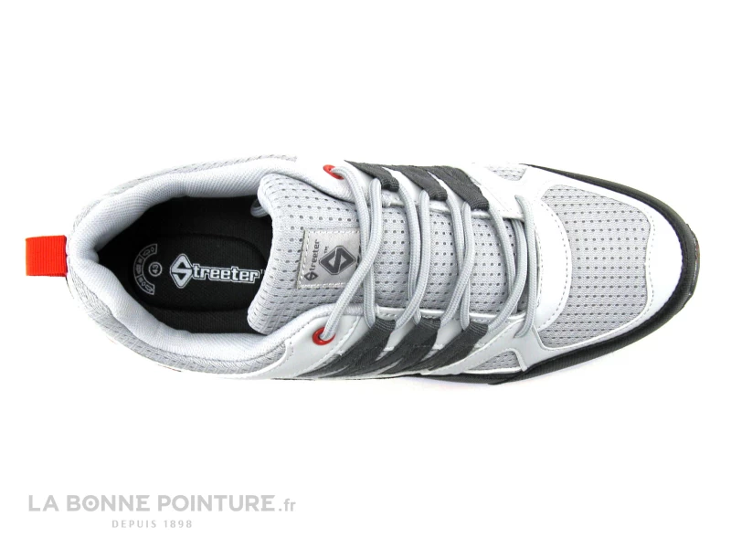 Streeter ABIUM Gris Rouge Noir - Basket Sport Homme – Image 6