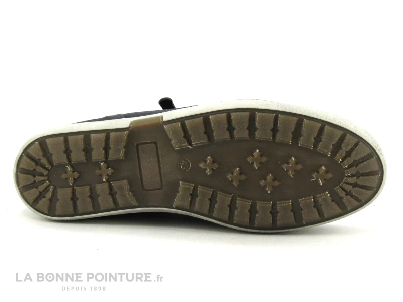 Morans SAPRO Marine - Basket Ville Homme Cuir Bleu Marine – Image 7