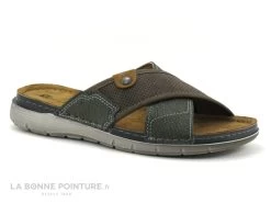 Morans MARLONDO - Kaki Marron - Mule Homme Brides Croisees
