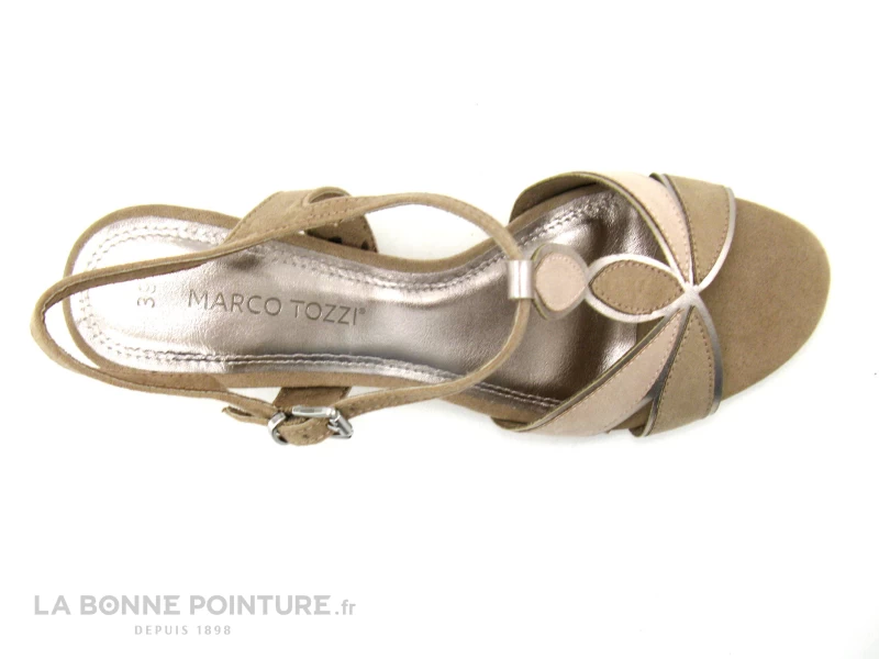 Marco Tozzi 2-28313-26 Nude Comb - Beige Rose - Sandale Talon Haut – Image 5