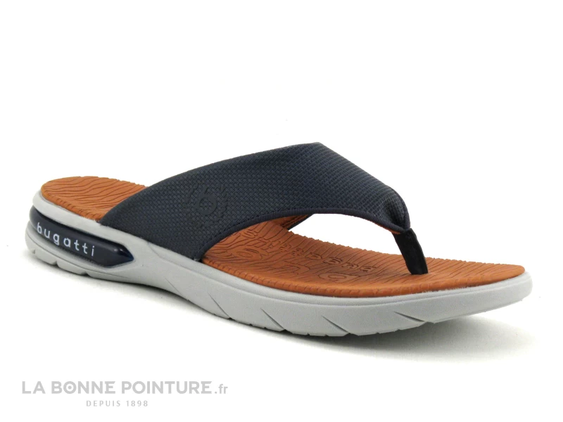 Bugatti SOCOTRA Dark Blue Orange - 321-A7Z80 - Tong Bleue Homme