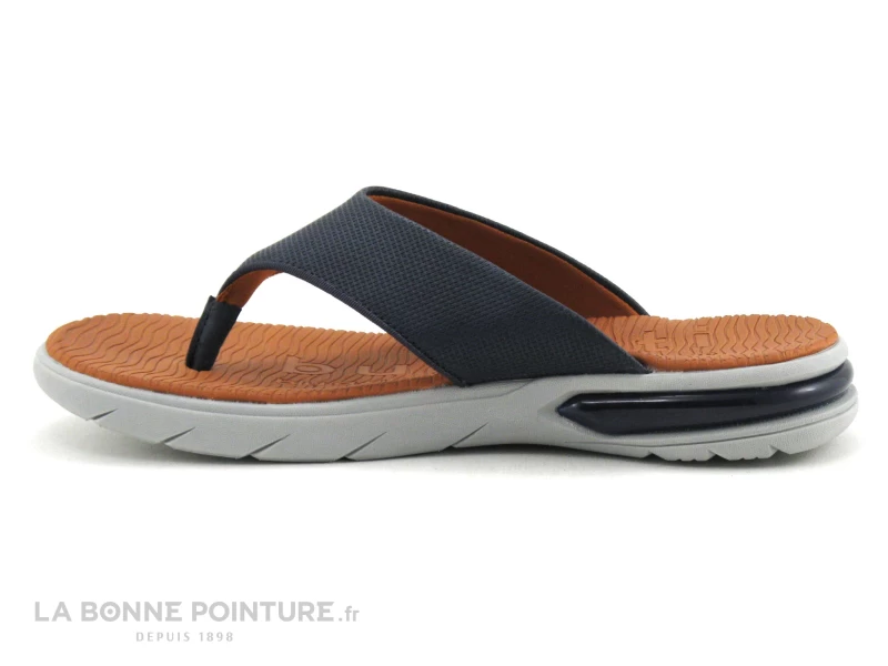 Bugatti SOCOTRA Dark Blue Orange - 321-A7Z80 - Tong Bleue Homme – Image 3