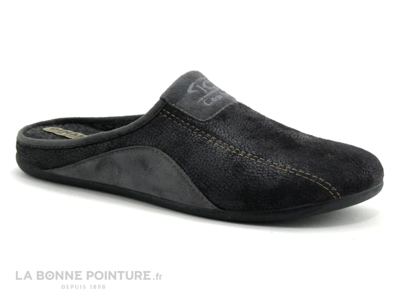 Koyuk Dinamic 21282 Noir - Gris - Pantoufle Mule Homme