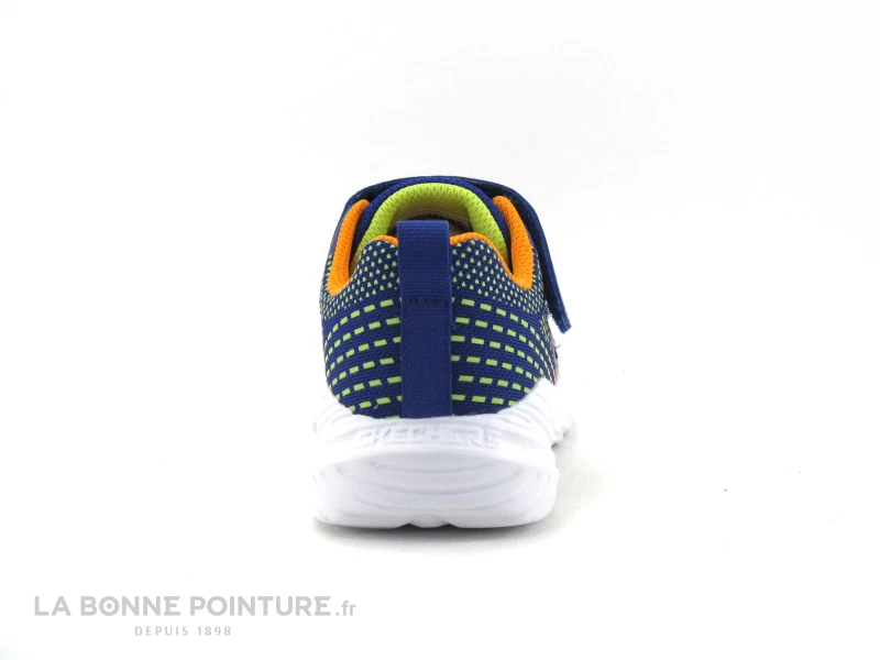 Skechers 403753L Nitro Sprint - Bleu Orange - Basket GARCON – Image 4
