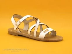 LPB BIANKA Blanc - Sandale Blanche Fille