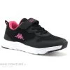 Kappa Logo Delvis EV Kid Black Fuchsia 381B86W - Basket Fille