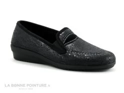 Zels 3193 - Noir - Chausson Mocassin Femme