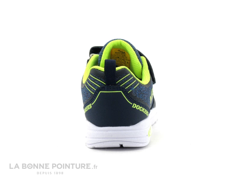 Dockers 48BT601 - Basket Bleu Marine Enfant - Elastique Et Velcro – Image 4