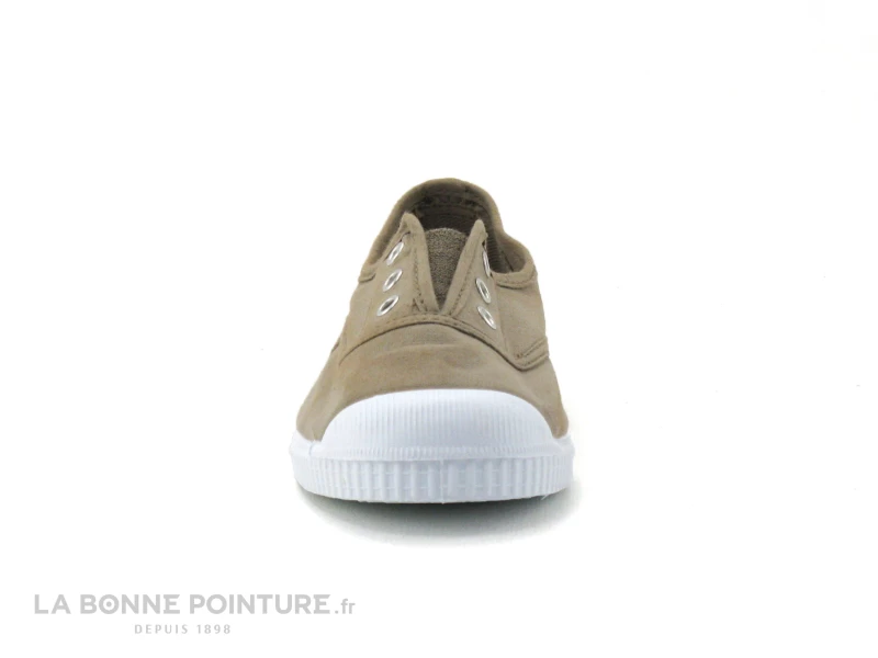 Cienta 70997 46 Beige - Basket Enfant Toile Beige - Sans Lacet – Image 2