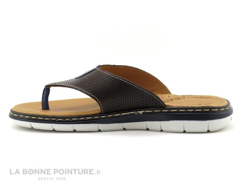 Orland 7069 Marron - Tong Homme Cuir Marron – Image 3